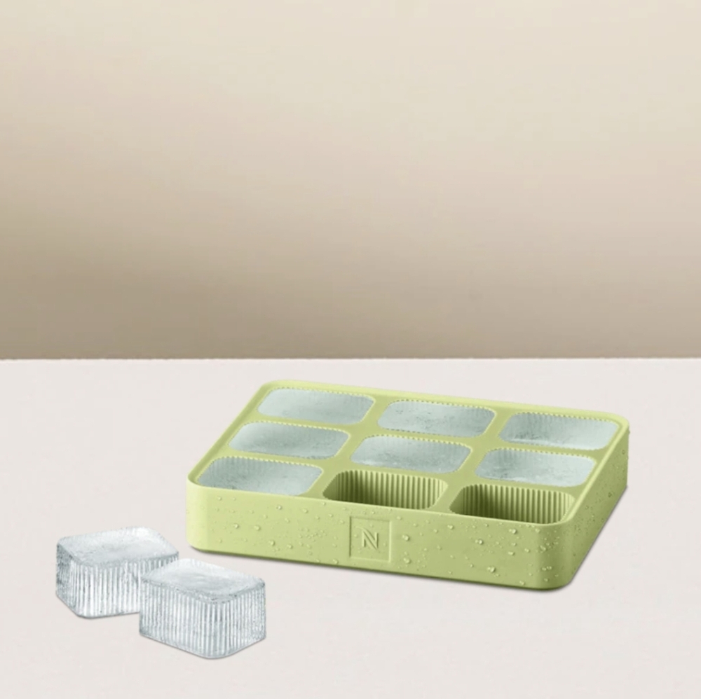 Two Nespresso Ice Cube Trays - Pistachio